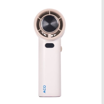 Show details for Aco Rechargeable Polar Handheld Cooling Fan 4000mAh White, ACO14K39WHT Picture of Aco Rechargeable Polar Handheld Cooling Fan 4000mAh White, ACO14K39WHT