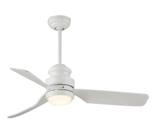 Picture of Aco 3-Blade Ceiling Fan with Led Light 44'' White, ACO8019WHT