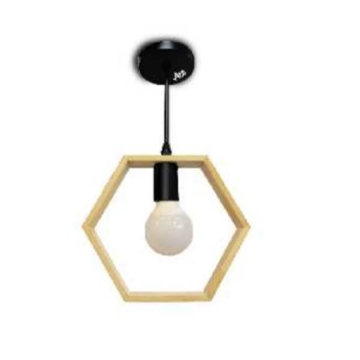Show details for Aco Woodem Hexagon Pendant Light, ACOPLWDTH41H Picture of Aco Woodem Hexagon Pendant Light, ACOPLWDTH41H