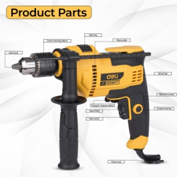 Show details for Deli Impact Drill EDC180 Picture of Deli Impact Drill EDC180