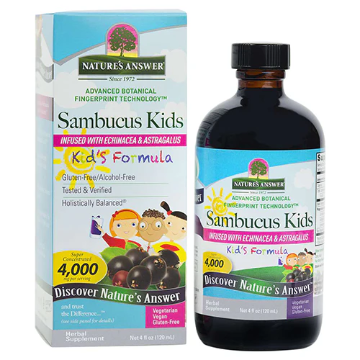 Picture of Nature's Answer Sambucus Kids with Echinacea and Astragalus 120ml