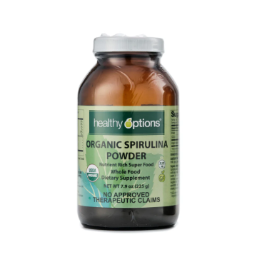 Picture of Healthy Options Organic Spirulina Powder 225 Grams