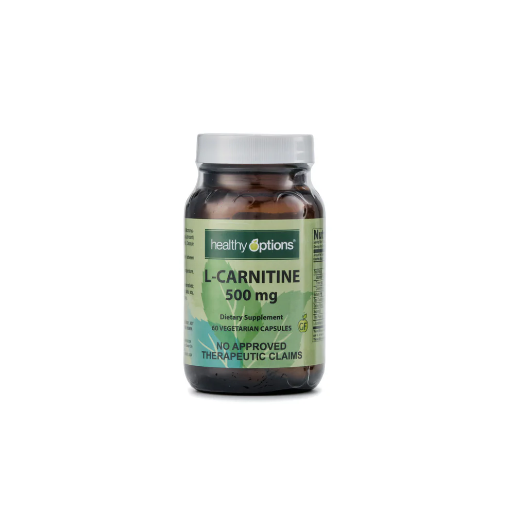 Picture of Healthy Options L Carnitine 500mg 60 Capsules