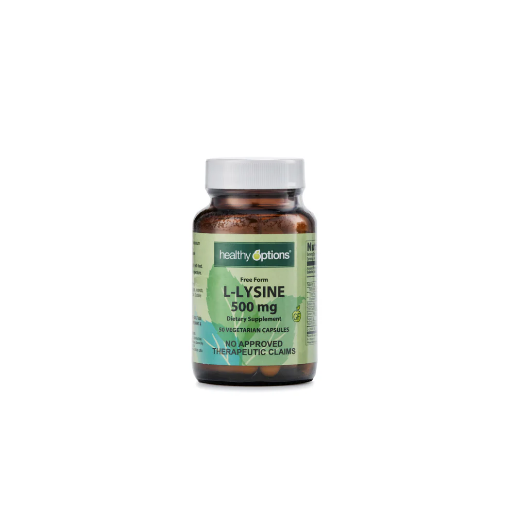 Picture of Healthy Options L-Lysine 500mg 50 Capsules