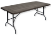 Picture of HOMER FOLDING TABLE WOOD GRAIN 6FT 180X76X74CM