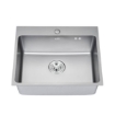 Picture of Axis Single Bowl Nano Kitchen Sink With Drainer, AXS1554620SNC